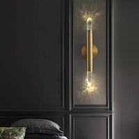 Applique murale nordique en cristal - Luxe nordique pour chambre, salon, TV et allée