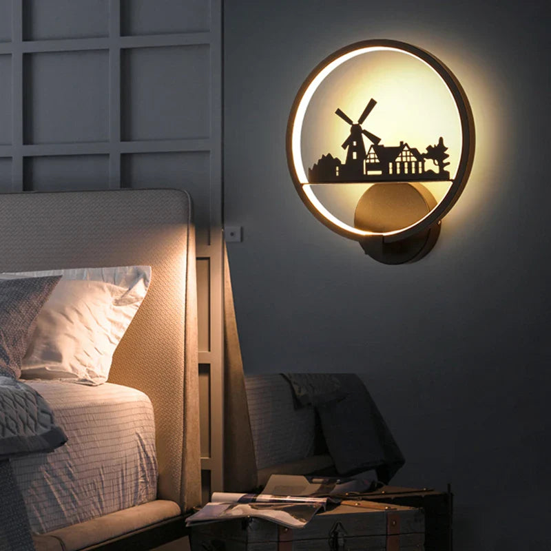 Applique nordique LED ronde : le mariage parfait pour petits et grands