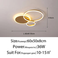 Lustre Noir Moderne avec Éclairage Variable