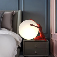 Lampe de table art abstrait "Silhouette"