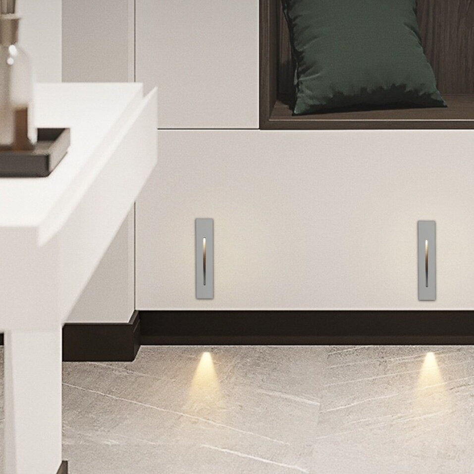 Applique murale LED imperméable Lorga - Luminosité en intérieur et extérieur