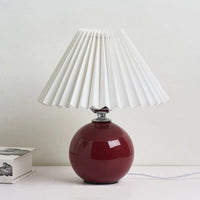 Lampe de table plissée coréenne - Élégance abordable