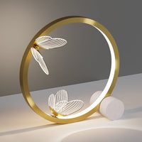 Lampe Papillon Dorée LED