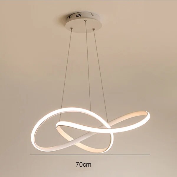 Suspension circulaire au design nordique et minimaliste