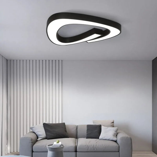 Plafonnier Led Chic en fer acrylique