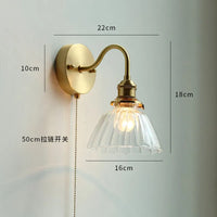 Applique Murale LED Moderne avec Chaîne et Interrupteur