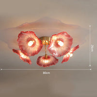 Lustre Fleurs en Verre - Style Nordique Moderne