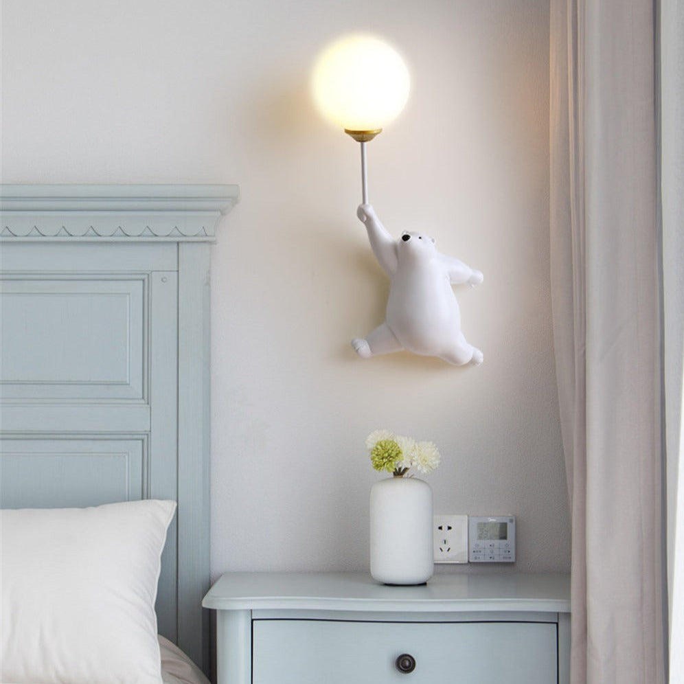 Applique murale enfant Ours Polaire Maverick