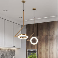 Suspension LED design en métal Bony