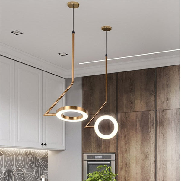 Suspension LED design en métal Bony