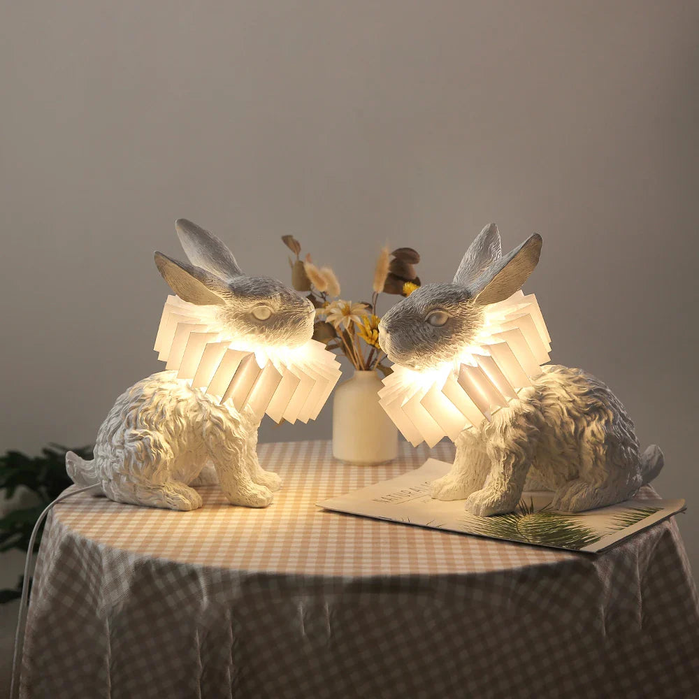 Lampe de table Lapin Lumineux pour Chambre à Coucher