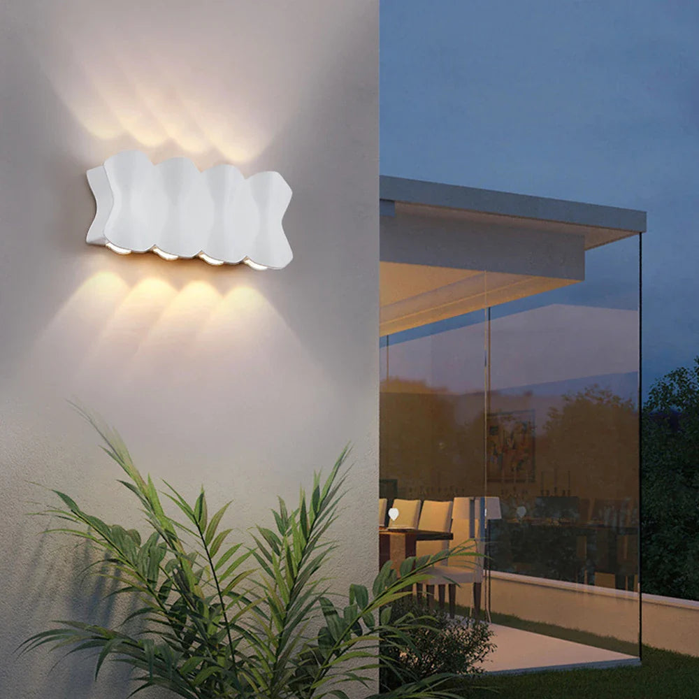 Applique murale nordique étanche – Style moderne pour l'extérieur