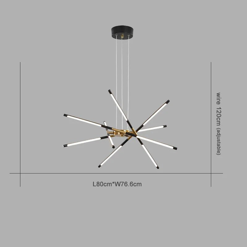 Lustre nordique design pour salle à manger
