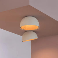 Lustre moderne en bois LED avec grain de bois, pour balcon et couloir - Blanc ou noir