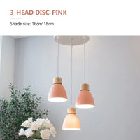 Lustre Nordique en Bois à 3 Têtes