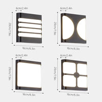 Applique Murale LED Extérieur Moderne en Plastique Étanche