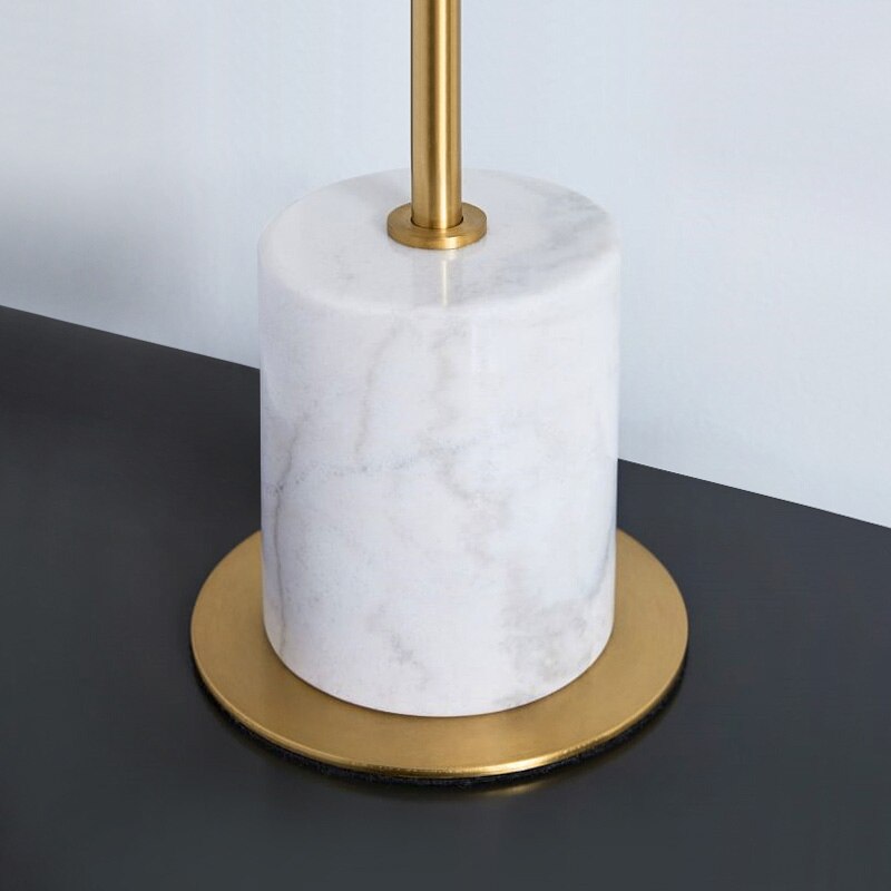 Lampe à poser "Bess" avec socle en marbre