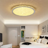 Suspension Moderna en Acier Inoxydable avec LED et Télécommande