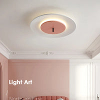 Plafonnier LED Premium à Disque Unique avec Système de Suspension