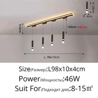 Luminaire Suspendu LED Acrylique Minimaliste Moderne - Collection Lumin'Art