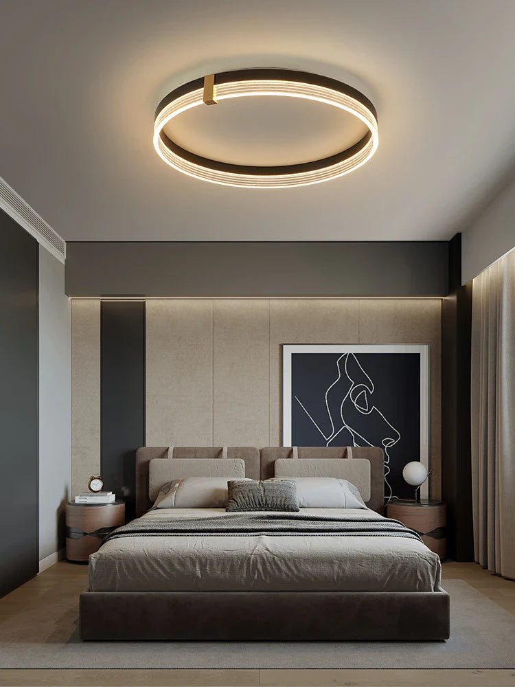 Lustre LED dimmable avec télécommande - Livraison directe incluse