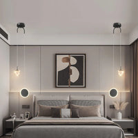 Lustre Double Tête Nordique Moderne Minimaliste Élégant
