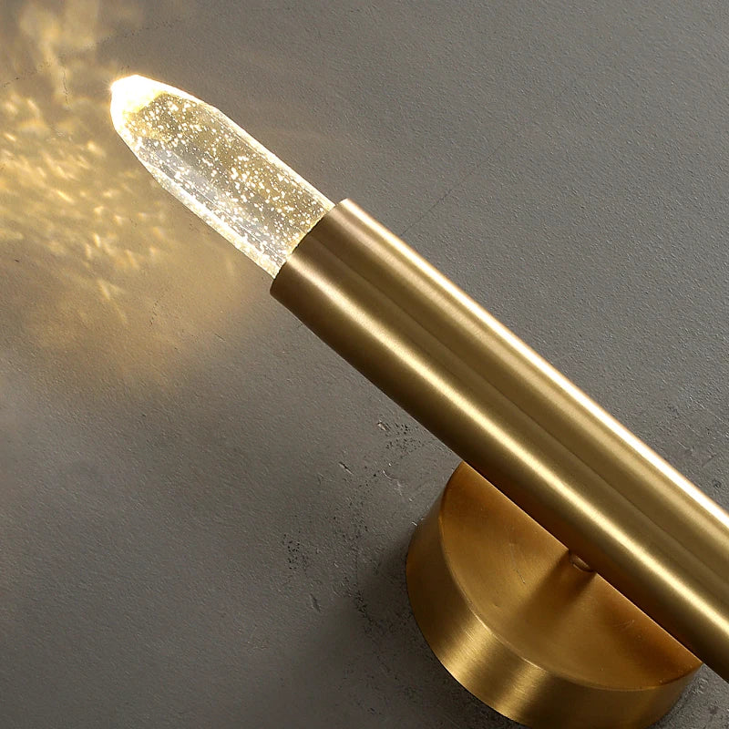 Applique murale nordique en cristal - Luxe nordique pour chambre, salon, TV et allée