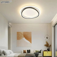 Lustre Moderne en Aluminium Acrylique avec Télécommande LED de Luxe