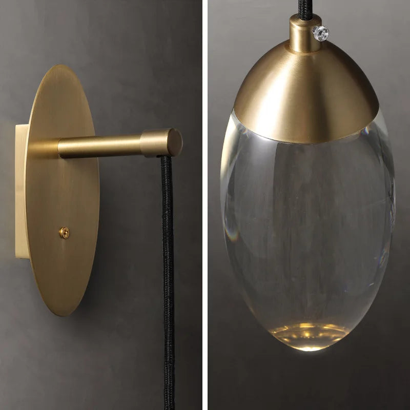 Applique murale LED cristal de luxe - Luxe Cristal Applique LED