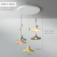 Suspension LED en ciment design nordique