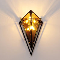 Applique murale rétro LED Klais Smoky Glass