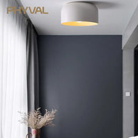 Plafonnier LED Nordica Noir/Blanc