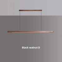 Suspension LED en bois "Nordic Glow" au design moderne et ovale