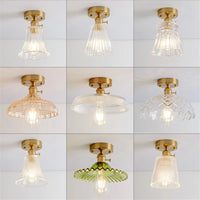 Plafonnier Nordique Rétro Loft Vintage Moderne - Abat-jour en Verre
