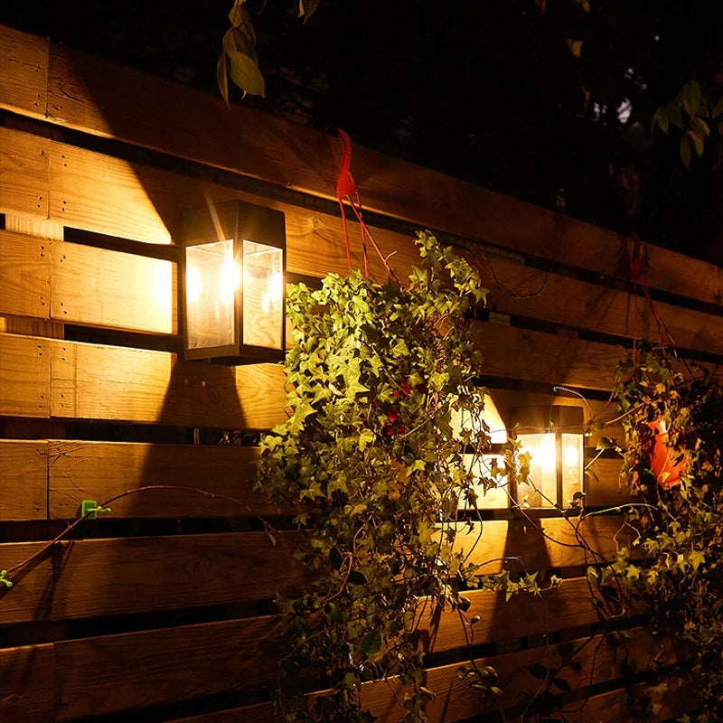 Applique murale LED solaire pour jardin extérieur - étanche et décorative
