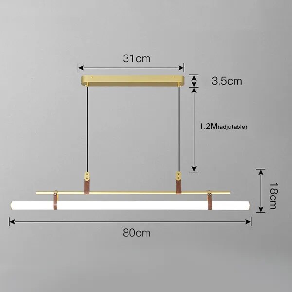 Suspension Minimaliste - Élégance pour la Salle à Manger