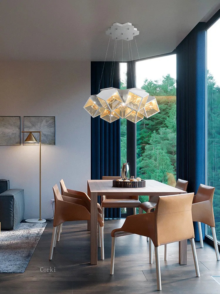 Lustre LED Dimmable Moderne