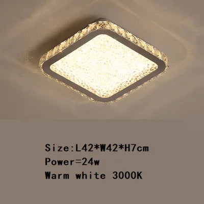 Suspension Moderna en Acier Inoxydable avec LED et Télécommande