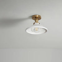 Plafonnier Nordique Cuivre LED - Luminaires avec Interrupteur pour Chambre, Salon et Escalier.