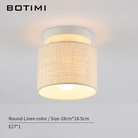 Plafonnier LED Botimi en Tissu