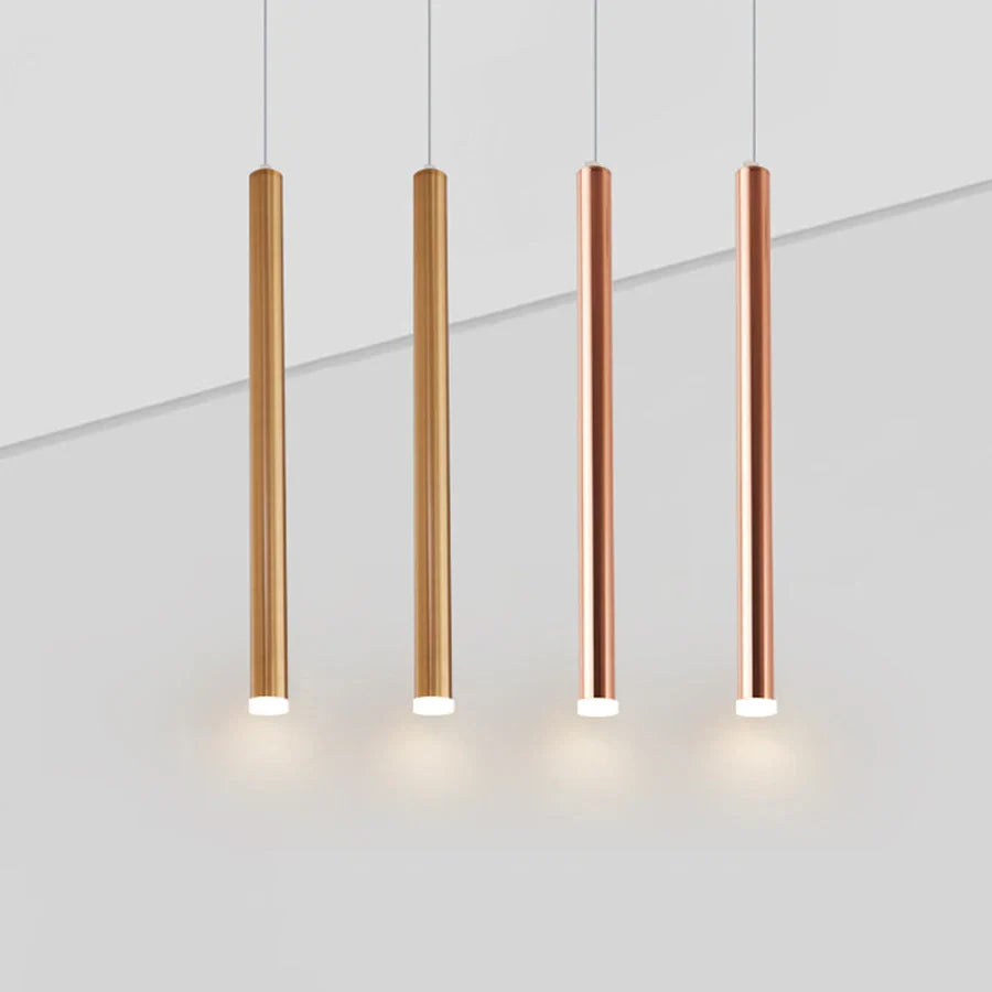 Cylindre Long Tube LED Suspension pour Bars & Restaurants