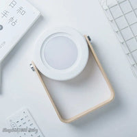 Lampe de lecture pliable en bois avec veilleuse LED USB - Style & Confort