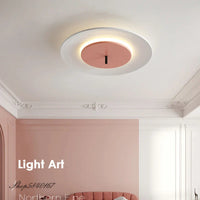 Plafonnier LED Premium à Disque Unique avec Système de Suspension