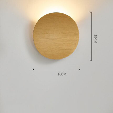 Applique murale LED lunaire de style moderne