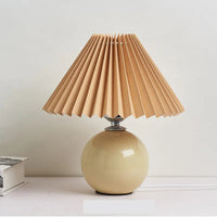 Lampe de table plissée coréenne - Élégance abordable