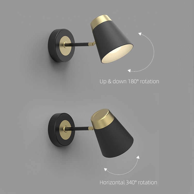 Applique murale LED Factory Cone
