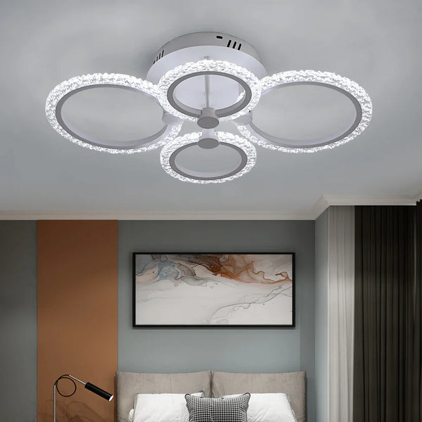 Plafonnier Nordica : Acrylique Bulle LED pour une Décoration Intérieure Minimaliste