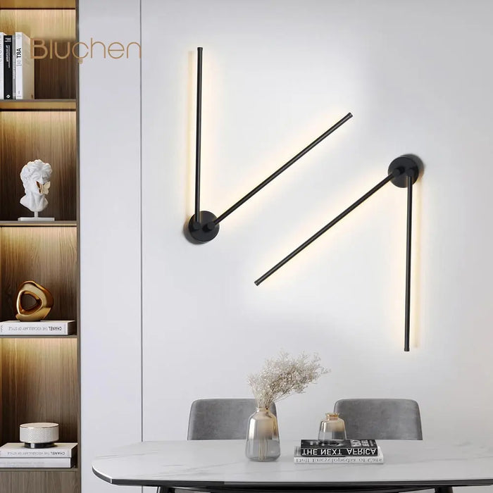 Applique Murale LED Moderne Rotative pour Canapé à l'Arrière-Plan