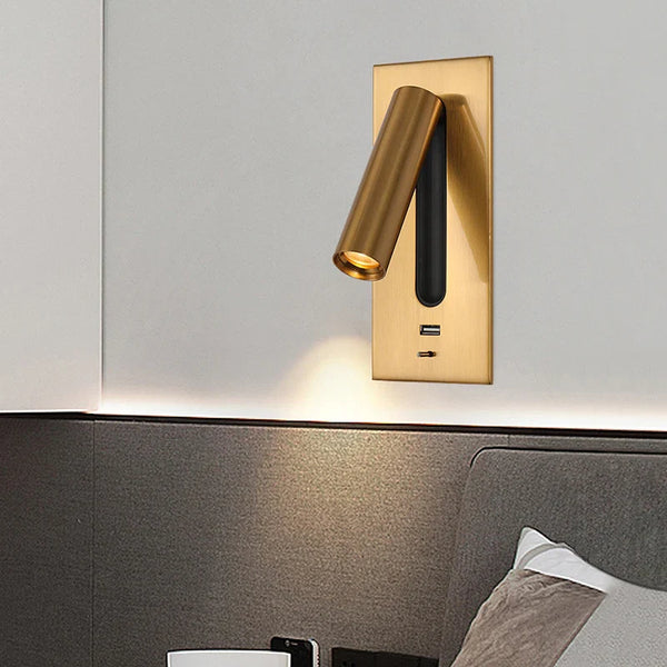 Applique murale LED multifonction avec chargeur USB intégré - Smart Design