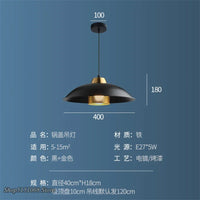 Suspension luminaire en fer style industriel vintage modernisé